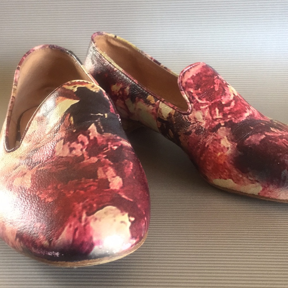 Rowan Reed painted leather shoes
